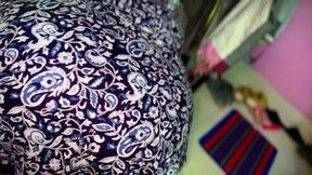 I told my stepson to get me out from where I was stuck under the table, but he fuck my big ass - stuck &amp; rough anal fuck