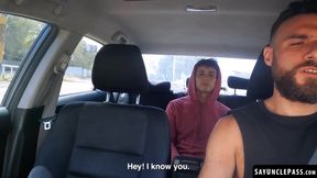Horny Rodrigo El Santo fucks his very familiar passenger Sebas Gold