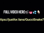 GucciSnake Backseat Fun (justfor.fans/GucciSnake77)