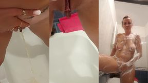 11 pipi dans la baignoire chez ma copinepetite video pendant ma douche chez ma...