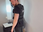 Cocky cop sniffing findom ruined orgasm joi