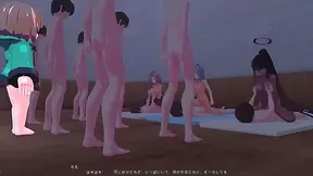 Asuna, Karin Shirokos Wild Hentai Threesome Extravaganza Unfolds