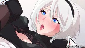 Neir Autonoma Hentai 2B Getting Creampied Raw in Her Tight Anal&#x1F44C; Asshole in 2D Animation