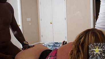 Curvy BBW Takes on Multiple Black Lovers