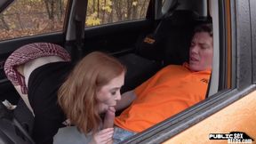 British ginger publicly rides driving instructor after bj