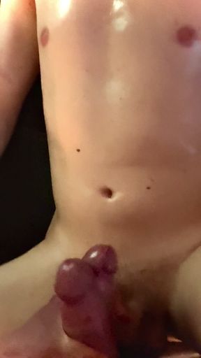 Two plump twink cocks don't stop squirting