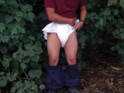 changed diaper in the park