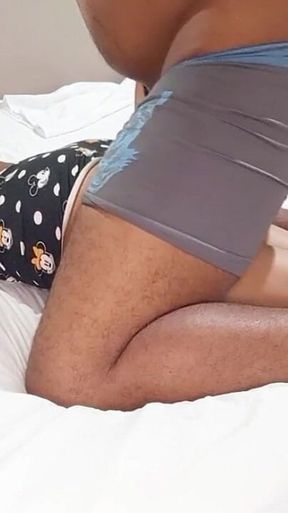 Warming up My 20 Year Old Stepsister's Pussy Before Getting Penetrated