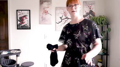 Australian pantyhose try on haul- extended softcore YouTube video