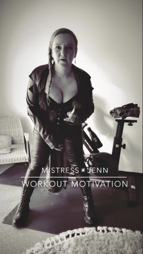 Mistress Jenn's workout domination