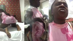 crazybitch twerking on my land lords bed whiles he is on vacation
