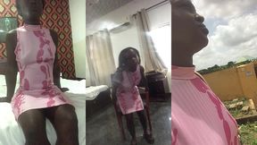 crazybitch twerking on my land lords bed whiles he is on vacation