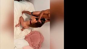 Sensual brunette babe Abbie Maley is getting rammed on the porn casting