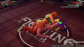 Karen Krash VS Nick (Naked Fighter 3D)
