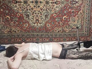 Sasha Earth femboy homemade amateur anal Bang Machine