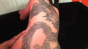 POV creampie action with an interracial dude