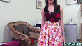 Cum bubbles are blown into sexy Filipina pussy