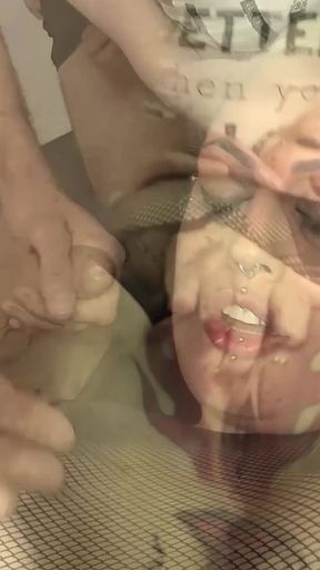 Candelax Shows off Her Giant Tits and Gets Endless Cumshots and Creampies