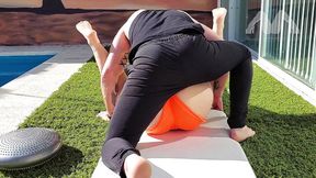 Tattooed punk cutie hired alternative trainer gets her mouth trained