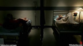 ”Hot ass ebony Tranny fucks patient”