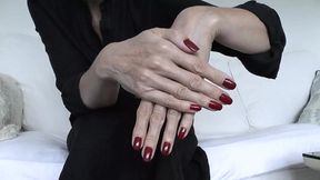 Natural Red Beautiful Fingernails &mdash;  JOI Lady Victoria Valente