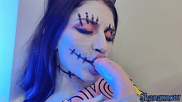 HALLOWEEN -HORNY SALLY'S SQUIRT NIGHTMARE BEFORE CHRISTMAS X