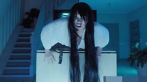 Sadako tried to scare me but I scared her first with my hefty dick