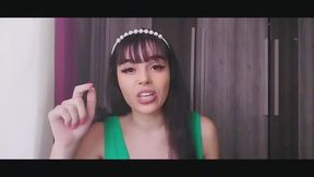 popping balloons in the mouth