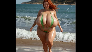 BBW at the beach preview (AI Generated)
