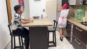 madrastra compartida con su hijastro - esposa es cojida por su hijastro y su marido a la vez porque es la puta de la casa