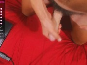 scott bleu eats his own cum!