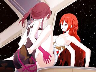 Himeko screwed by Shemale hentai Kafka Honkai Star Rail