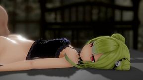 uruha rushia bondage hentai bdsm aphrodisiac sex hololive mmd 3d blonde hair