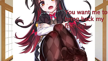 Teasing teen gets footjob and joi in anime femdom roleplay