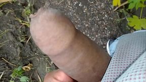 Carlos se soba en el campo