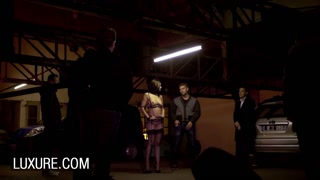 Hardcore foursome with hot babe Claire Castel