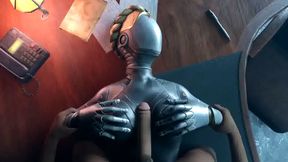 [Gameplay] Atomic Heart Black guy tits fuck Robot Girl Big Boobs Cum on the face T...