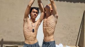 Big Red and Khan Flogged