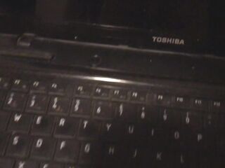 Pissing On My PC Laptop Computer