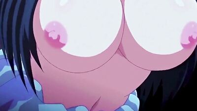 Watch this anime babe with massive tits ride a hard dick with wild abandon