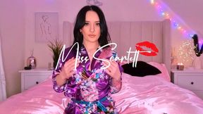 Scarlett's purple kimono rip (destruction)