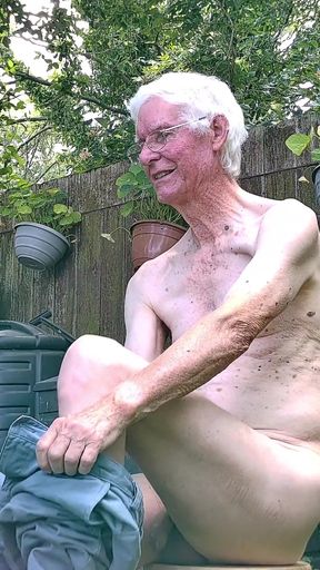 Live Outdoor Strip,dildo and Sounding Show with Cum