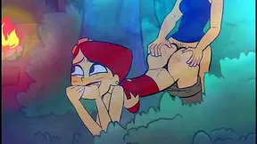 Zoey Pleasured by Busty Futa Eva in Wild Teen Hentai Encounter