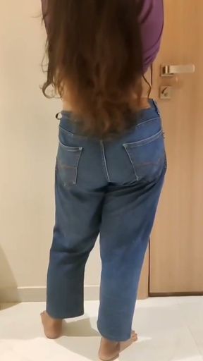 18 Year old desi Student Riyanshi showing her Big Natural Tits and fingering her Tight Pussy Homemade Video   Clip 2