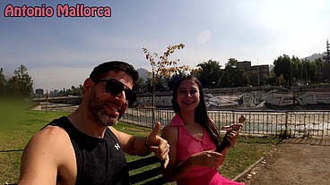 UNCUT - Picking Up a Pink Chilean Barbie Girl in Public Park - Behind The Scene