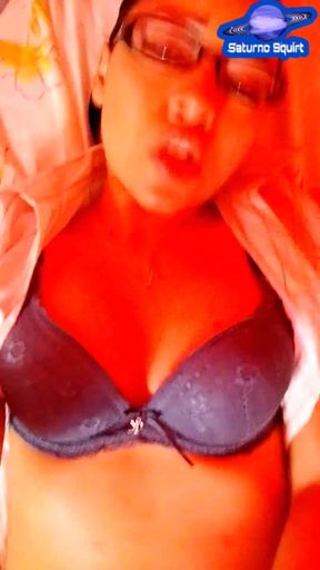 Married Saturno Squirt Fucks Her Gifted 18-year-old Student in a Red Room While He Moans a Lot