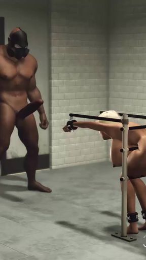 Captivating moment from "She loves being a secret slut. Horny sexy girl in cuffs gets fuckd by bbc"