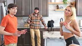 ”Hot curvy booty step sister wanted step dad his credit card”
