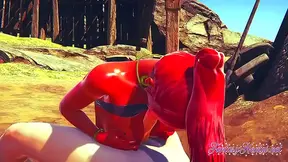 Gerudo Seduces Lone Hero with Steamy Desert Encounter – Epic Climax Unfolds