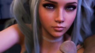 3D Porn cute busty babe POV Handjob teaser Anime Hentai